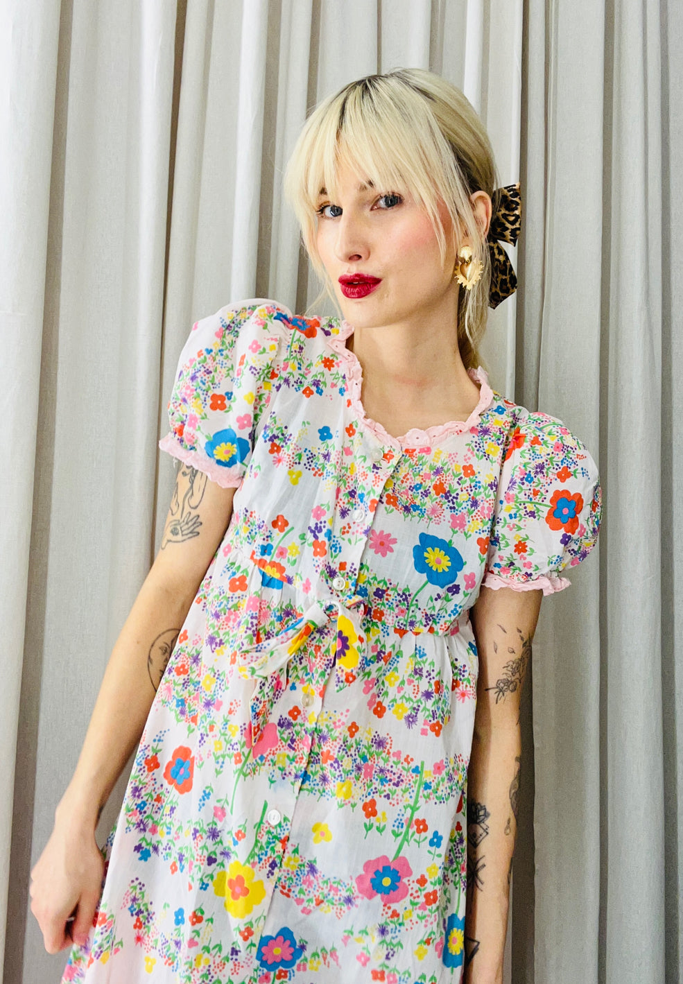 Maxikleid Blumen