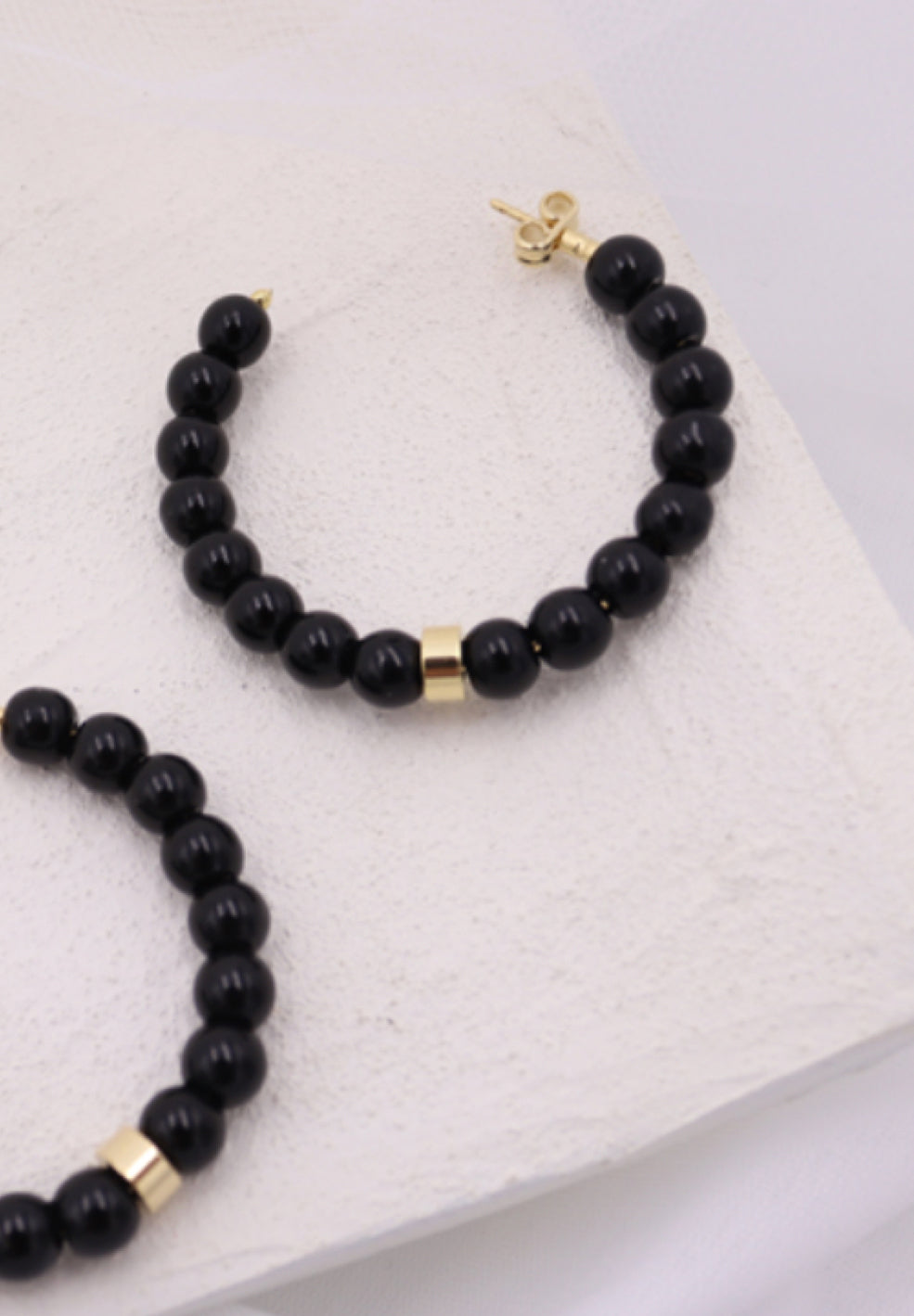 Creole Earring schwarz