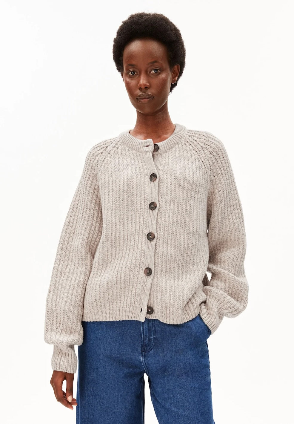 Rib Knit Cardigan