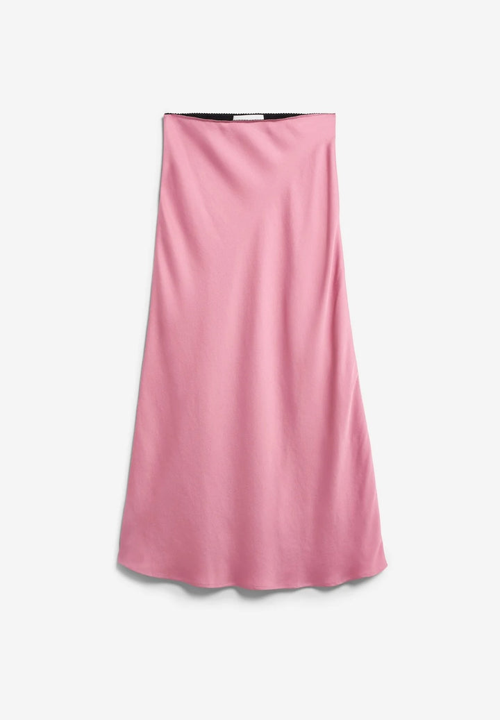 Lenovaa Satin Slip Skirt