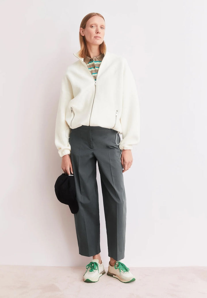 Barrel Leg Twill Pant