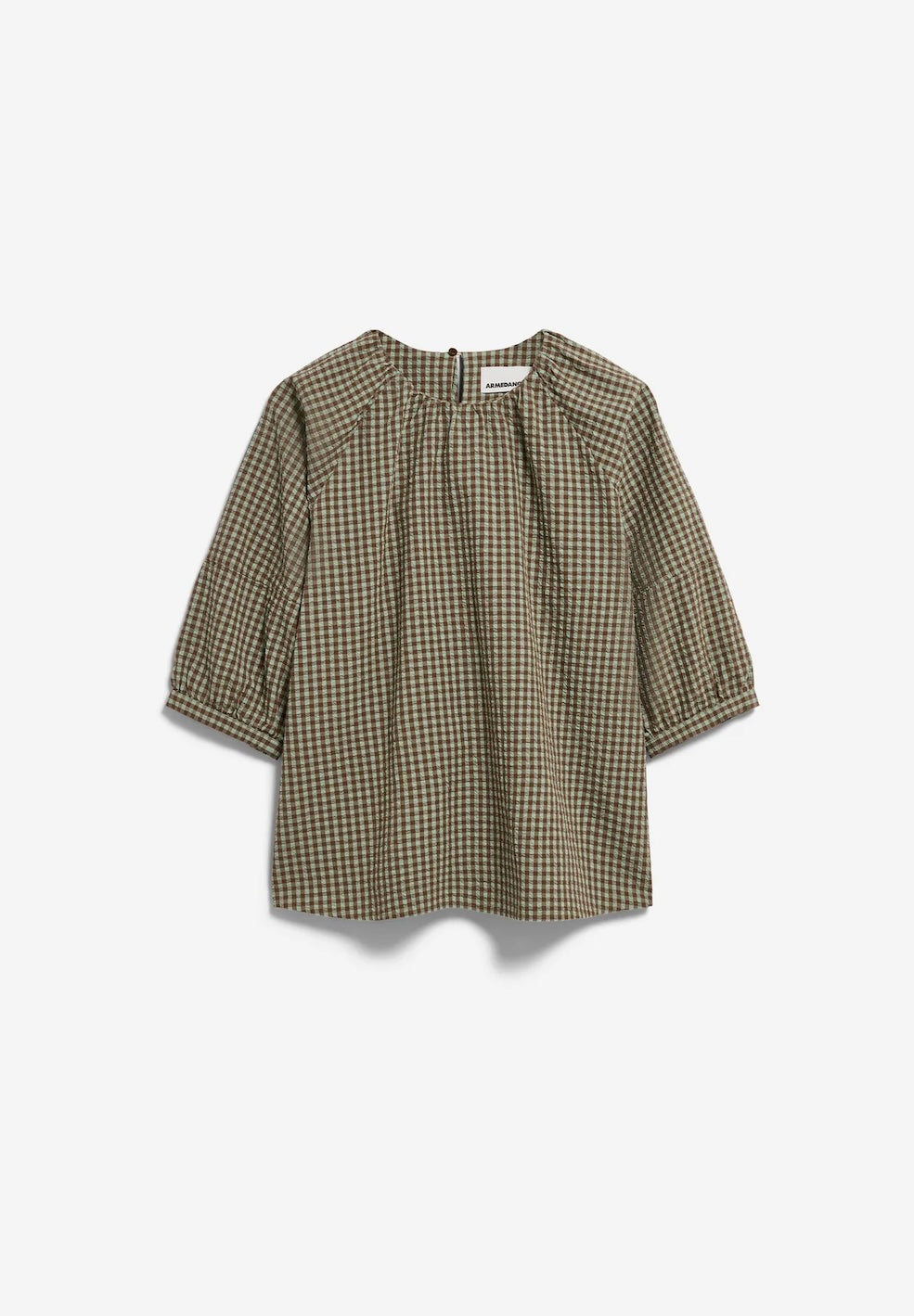 Vichy Seersucker Blouse