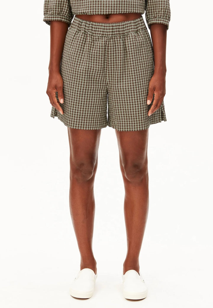 Vichy Seersucker Short