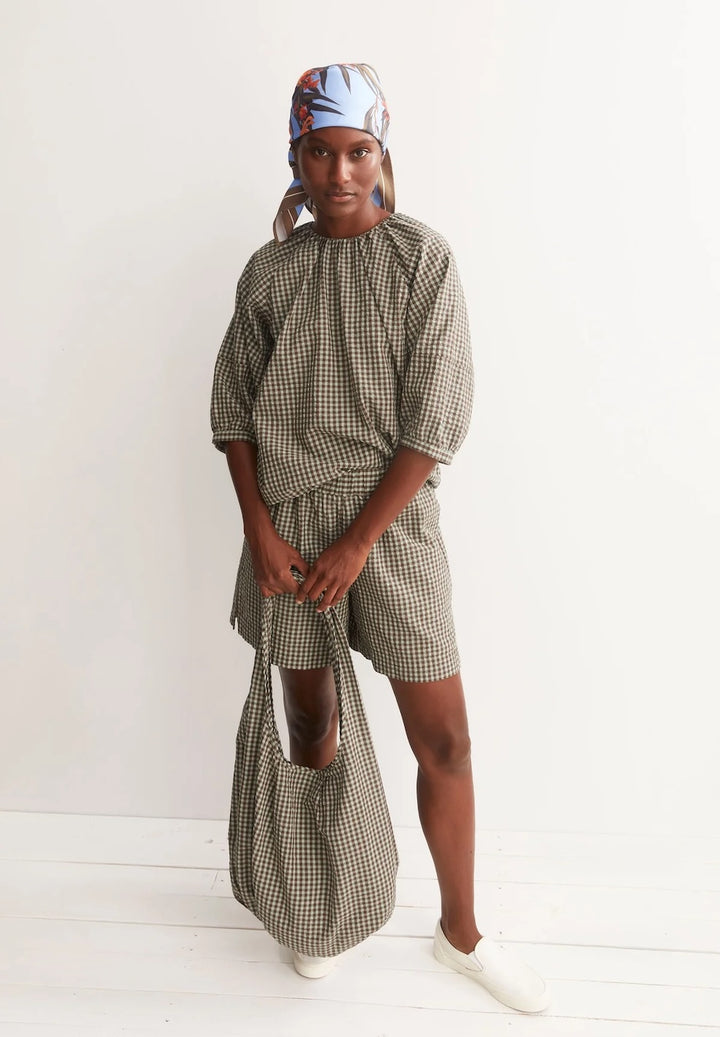 Vichy Seersucker Short