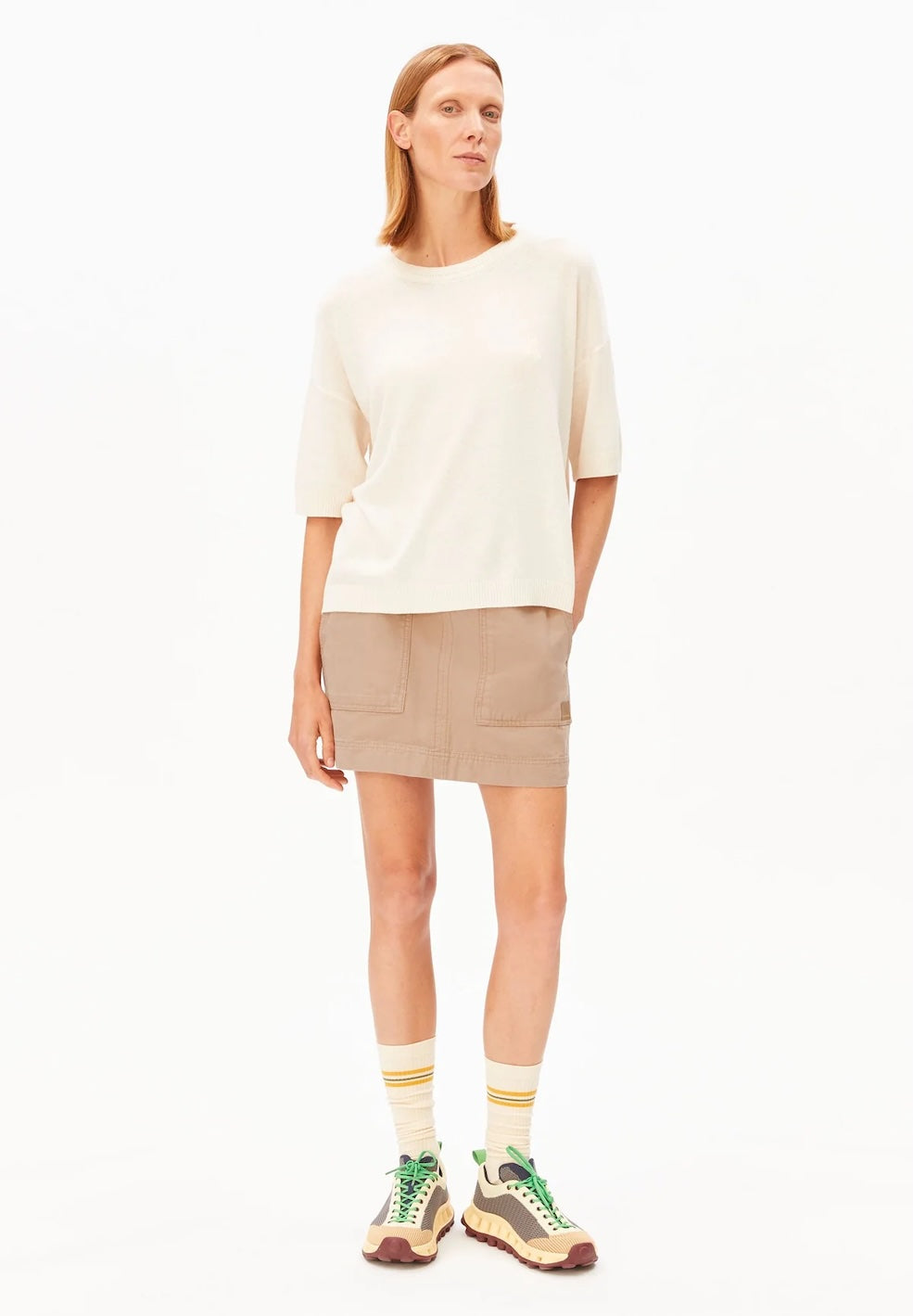 S SL Linen Blend Knit Sweater