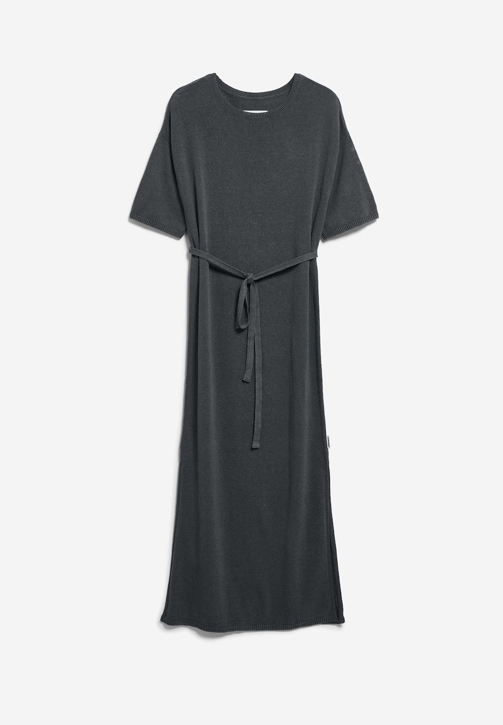 Linen Blend Maxi Knit Dress