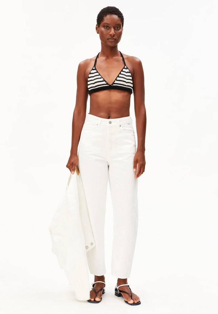 Stripe Bikini Knit Top