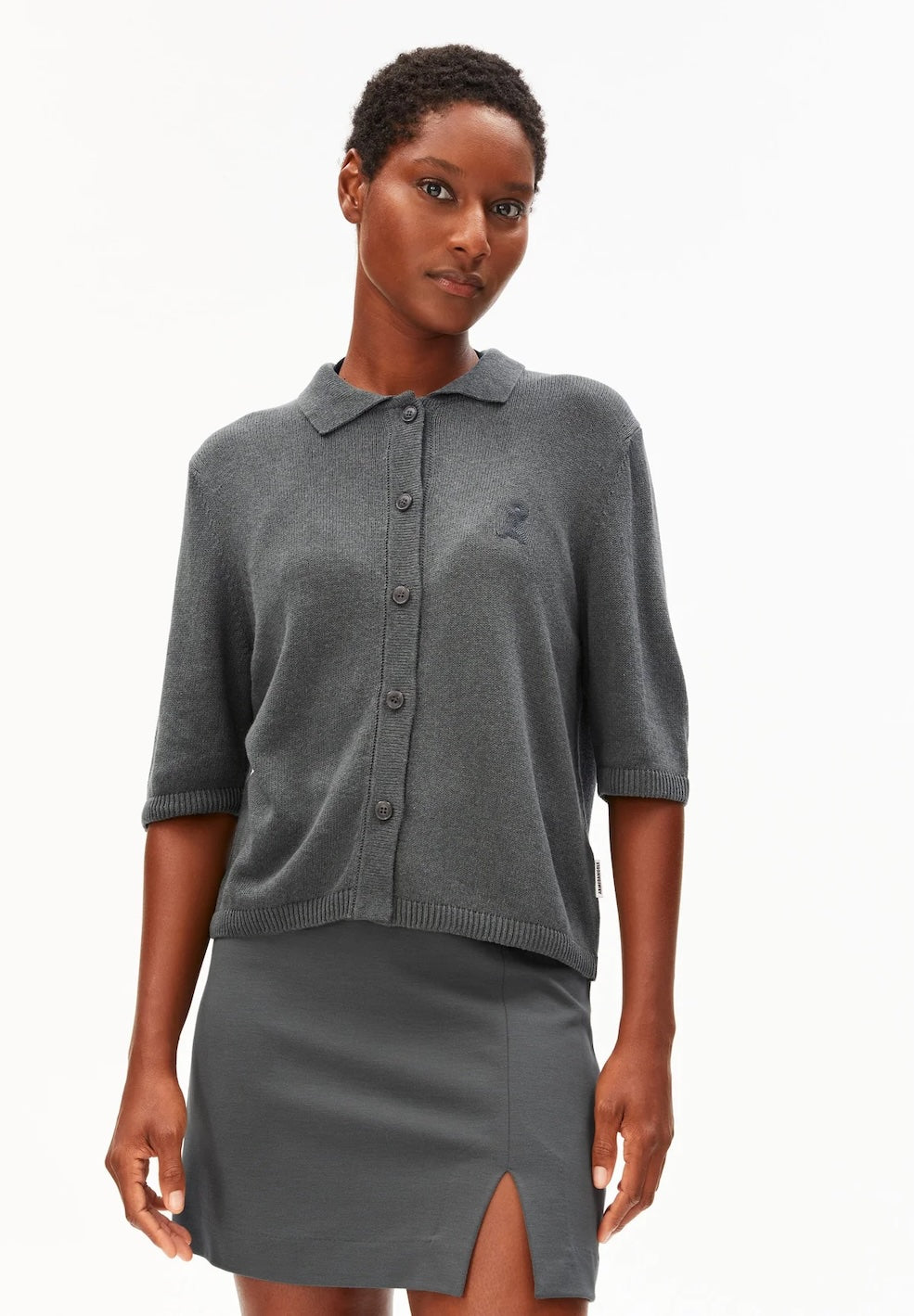 S SL Linen Blend Knit Cardigan
