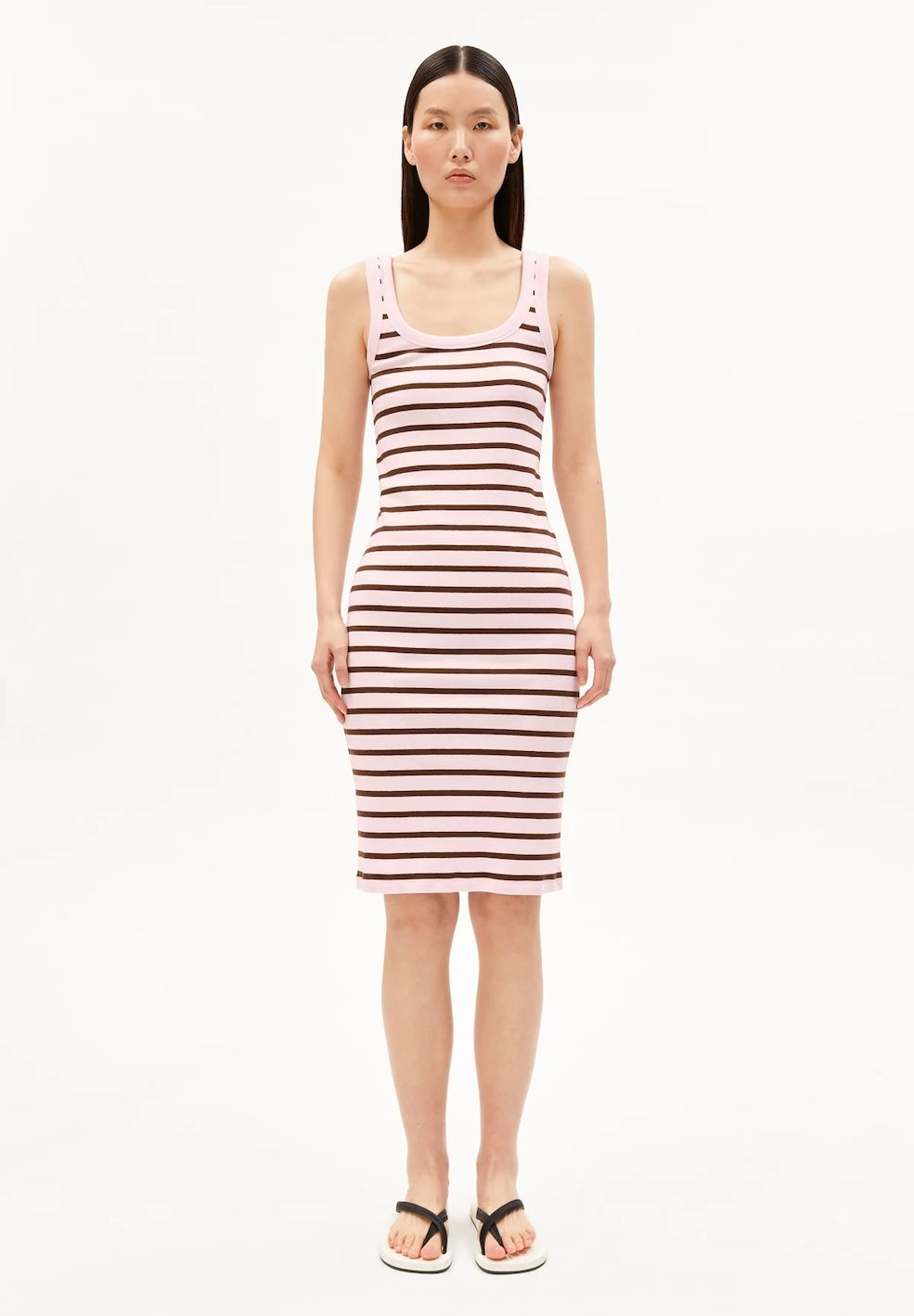 Tank Top Rib Stripe Dress