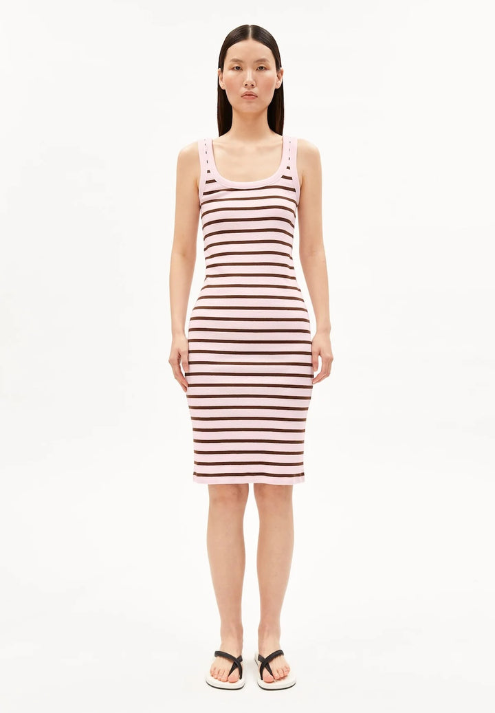 Tank Top Rib Stripe Dress