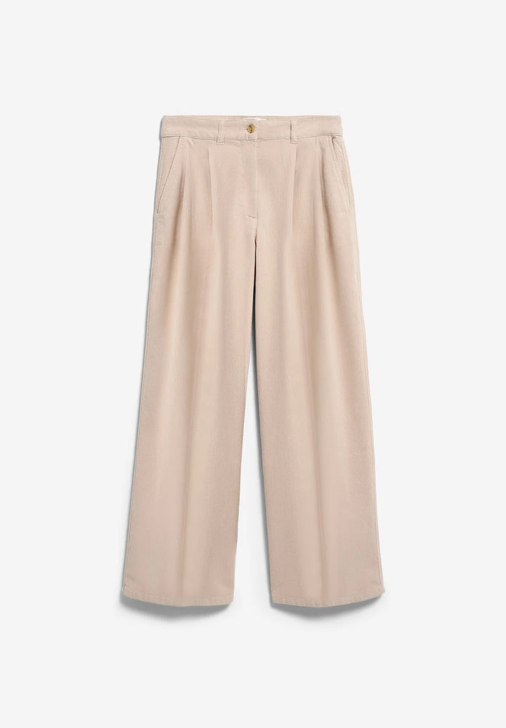 Corduroy Wide Pleated Pant