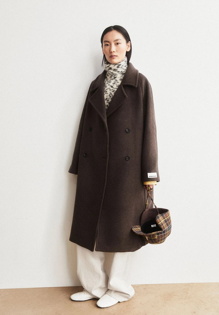 Wool Double Breasted Coat