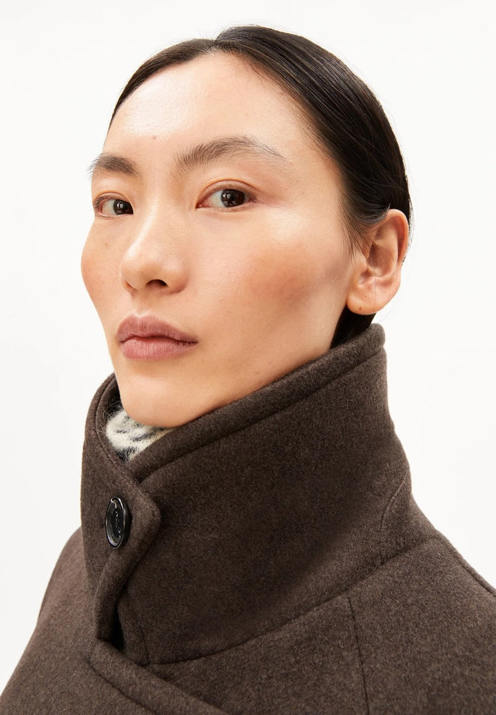 Wool Double Breasted Coat