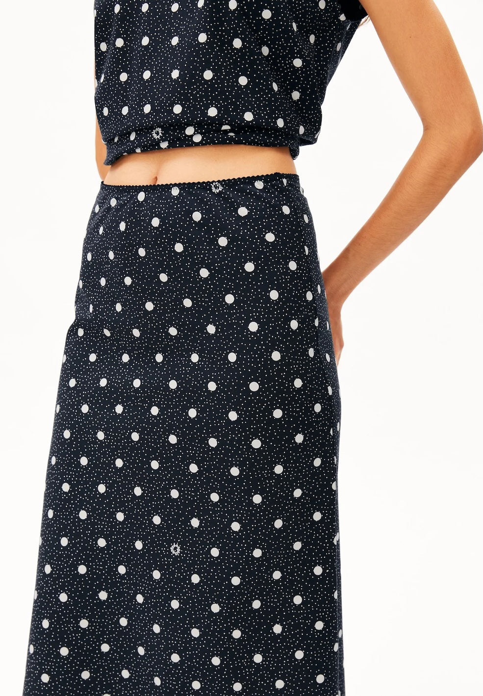 Lenovaa Dot Slip Skirt