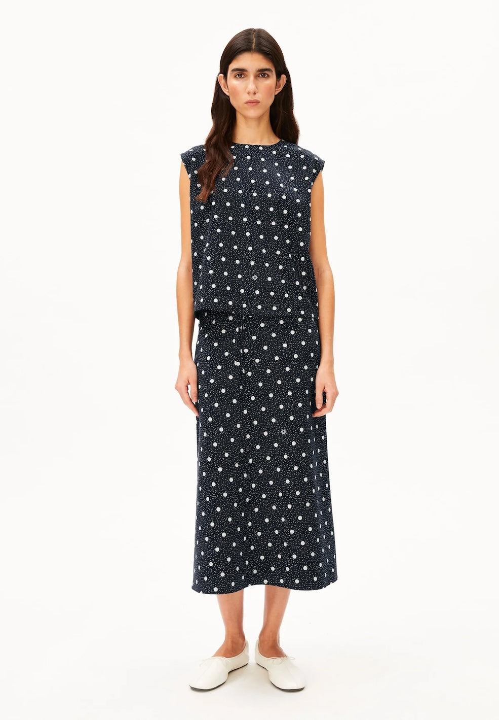 Lenovaa Dot Slip Skirt
