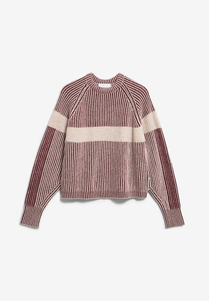 Rib Artwork Knit Sweater