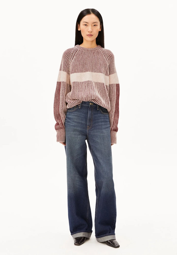 Rib Artwork Knit Sweater