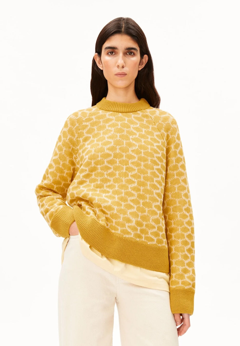 Wool Multi Dots Knit Sweater
