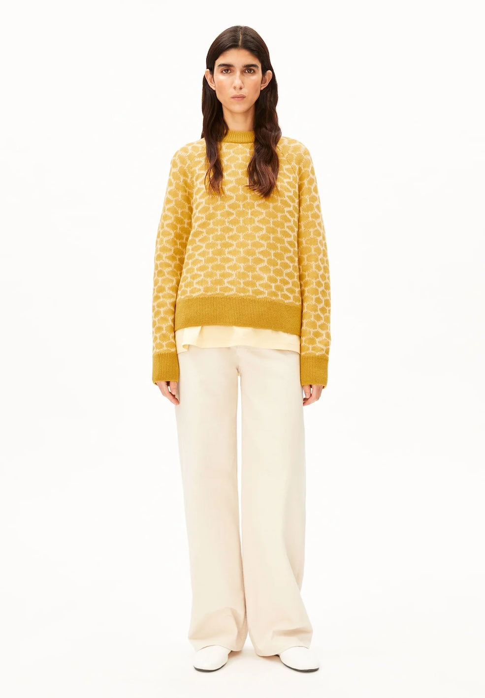 Wool Multi Dots Knit Sweater