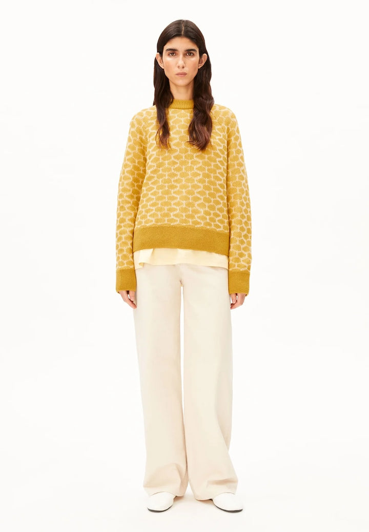 Wool Multi Dots Knit Sweater