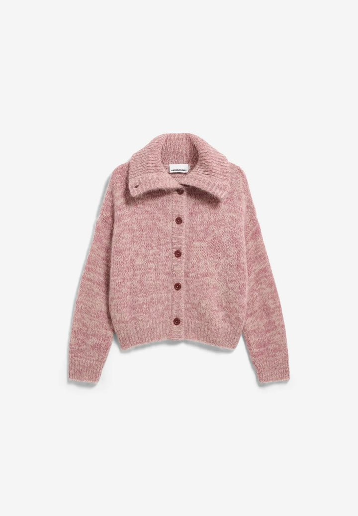 Mouliné Brushed Knit Cardigan