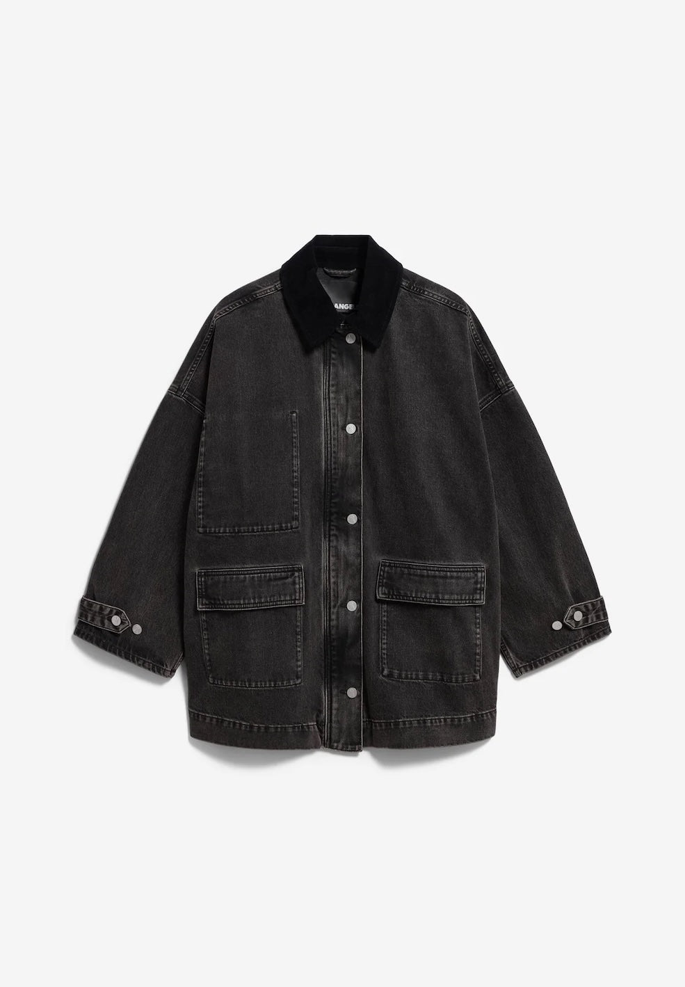 Cord Collar Denim Jacket