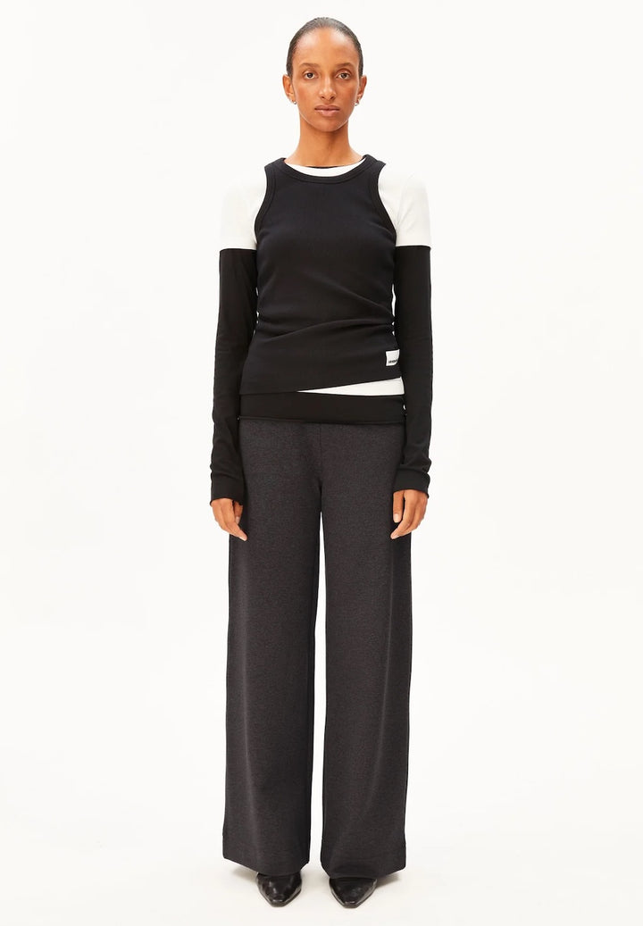 Basic Jersey Wide Leg Pant