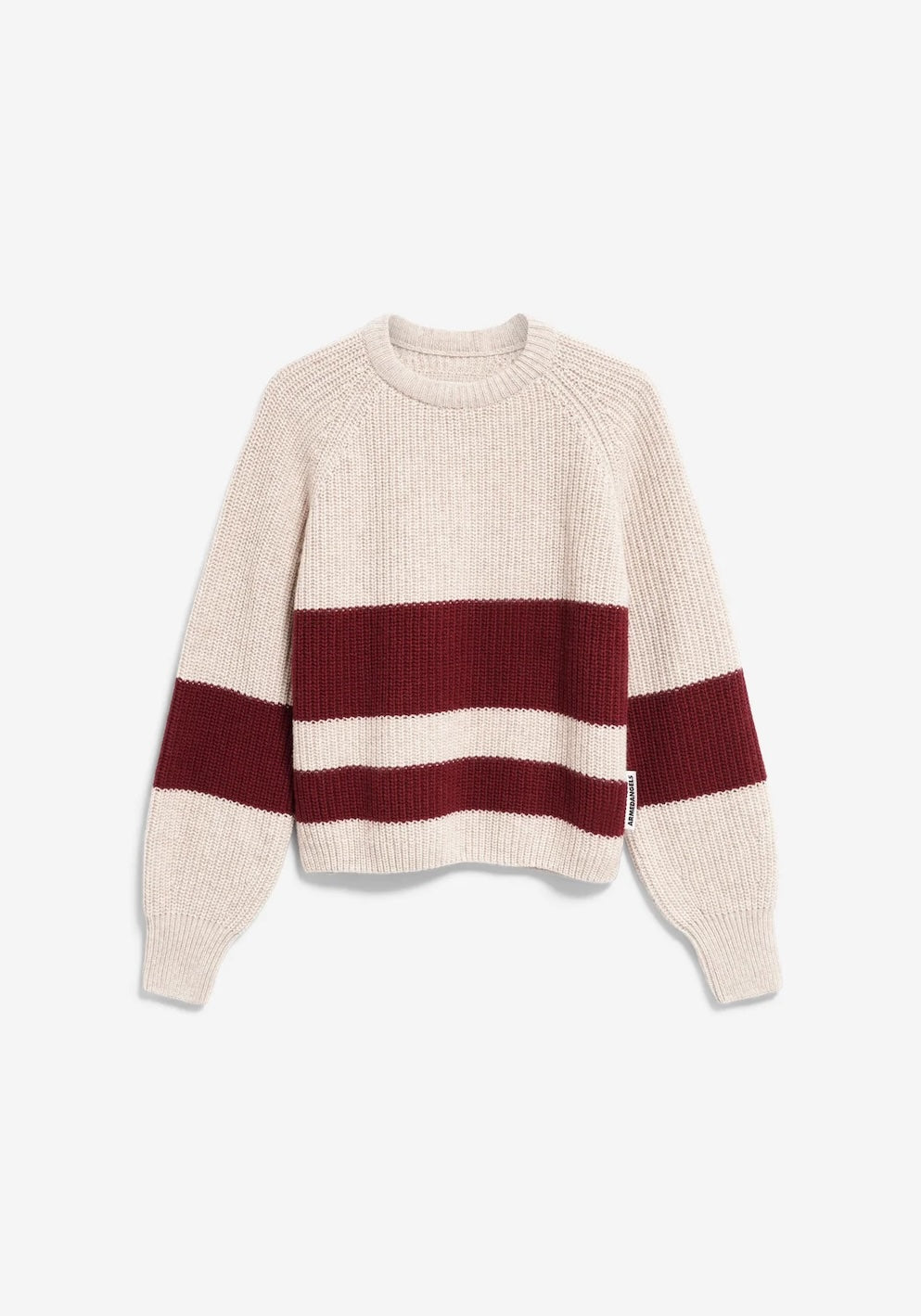 Rib Striped Knit Sweater