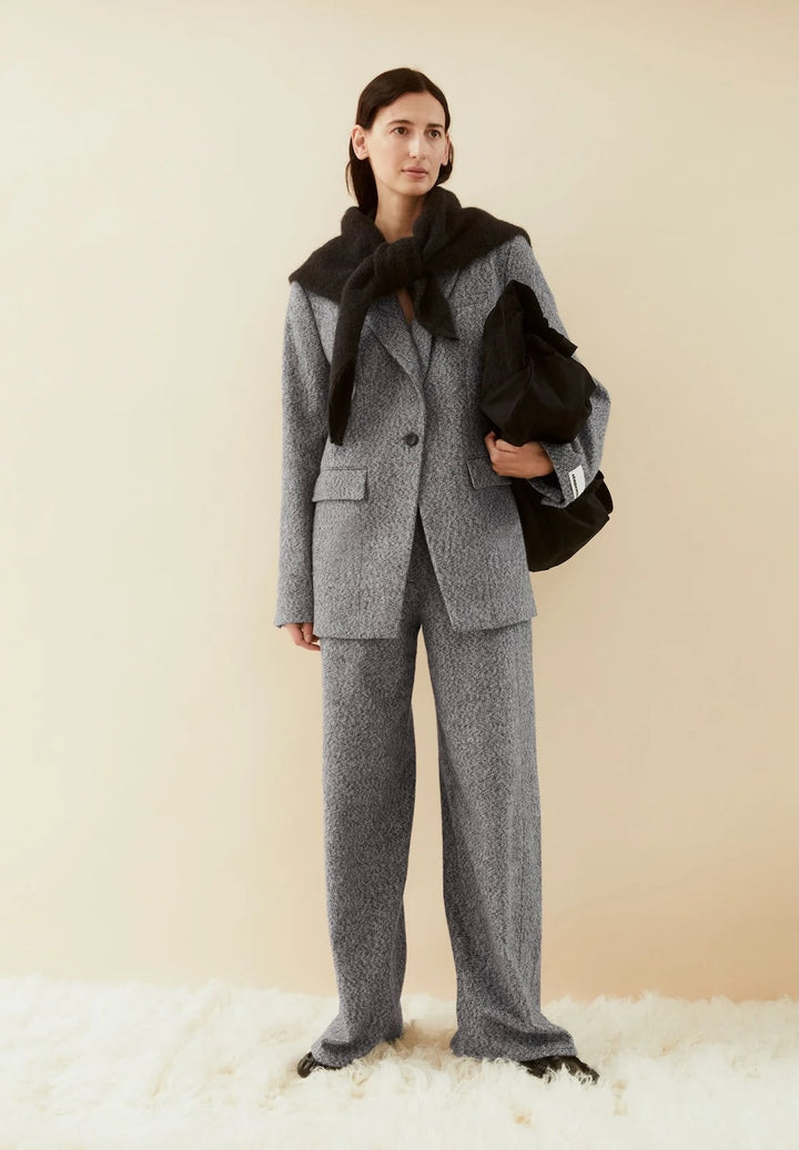 Tweed Barrel Pant
