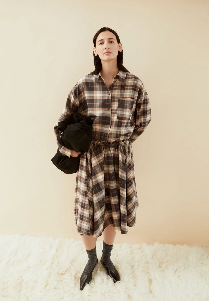 Nalaani Patched Check Blouse