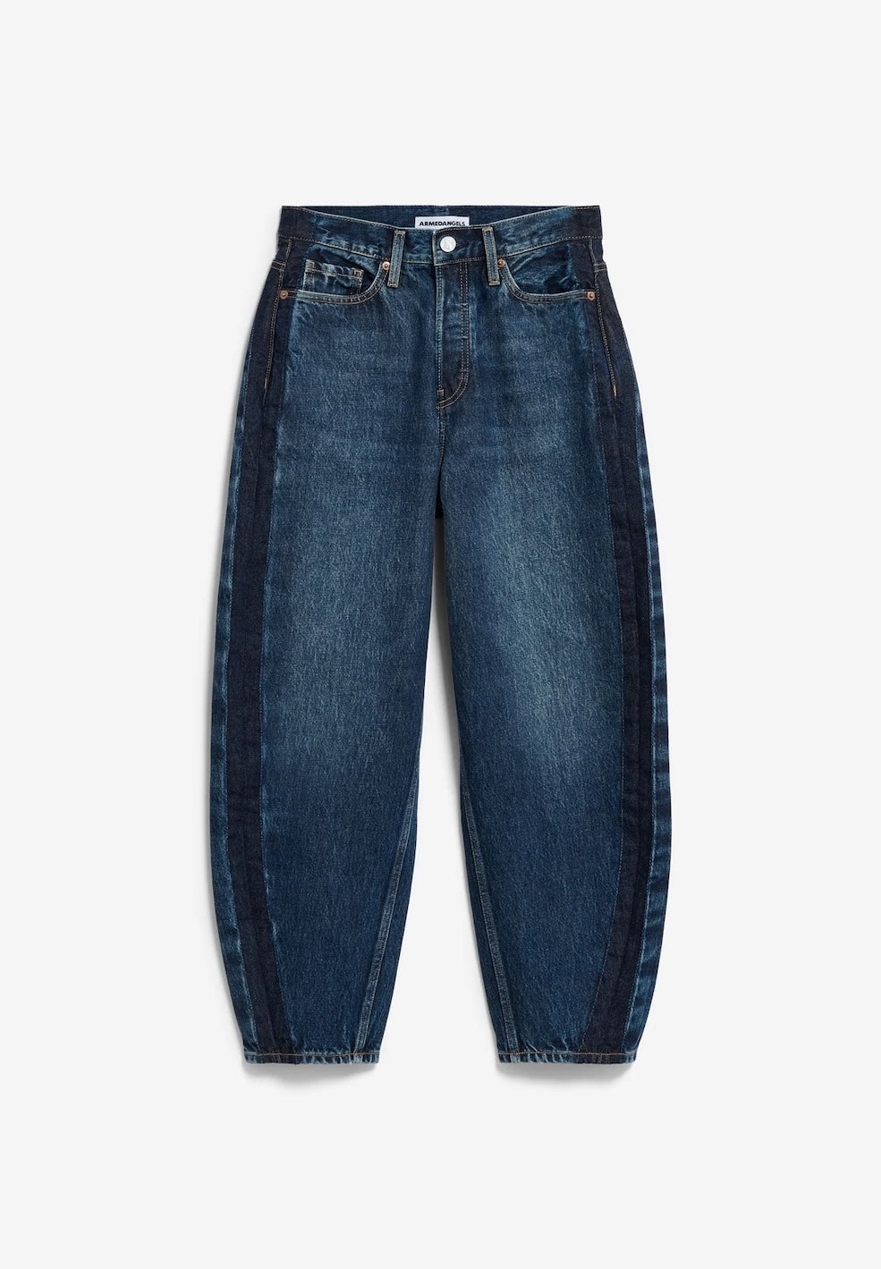 Baarly High Panel Barrel Jeans